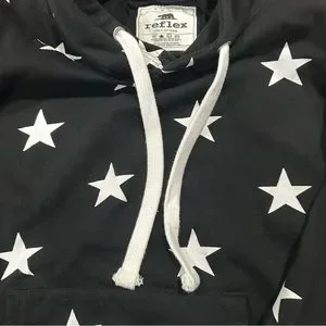 Reflex Star Print Hoodie